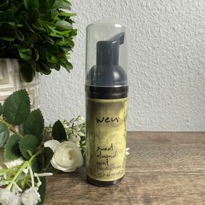 WEN Sweet Almond Mint Nourishing Mousse Travel Size 1.7oz Sealed Chaz Dean